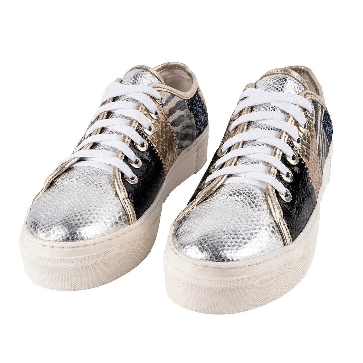 Alpe Alpe Low-Top Sneakers Leather Multicolour Colour For Women