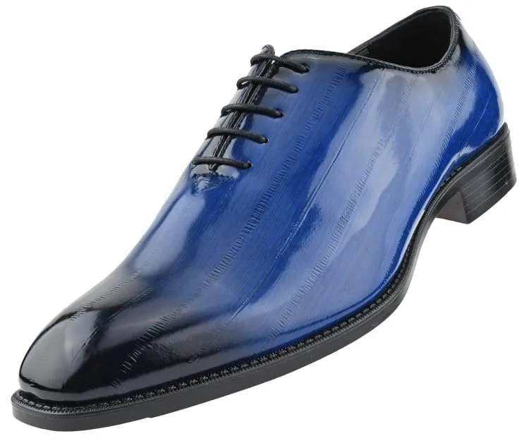 Brayden Royal Exotic Oxfords Men’s Eel Skin