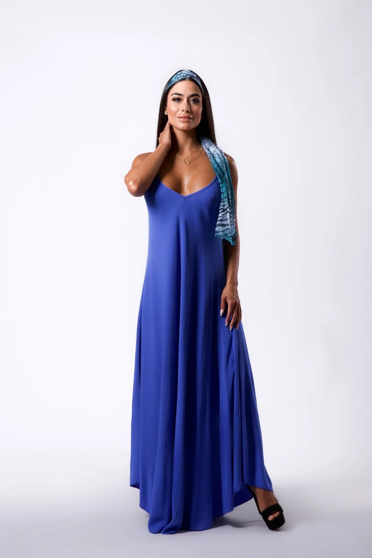 Crepe Slip Dress