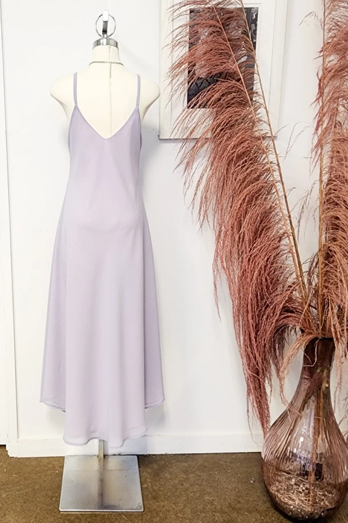 Crepe Slip Dress