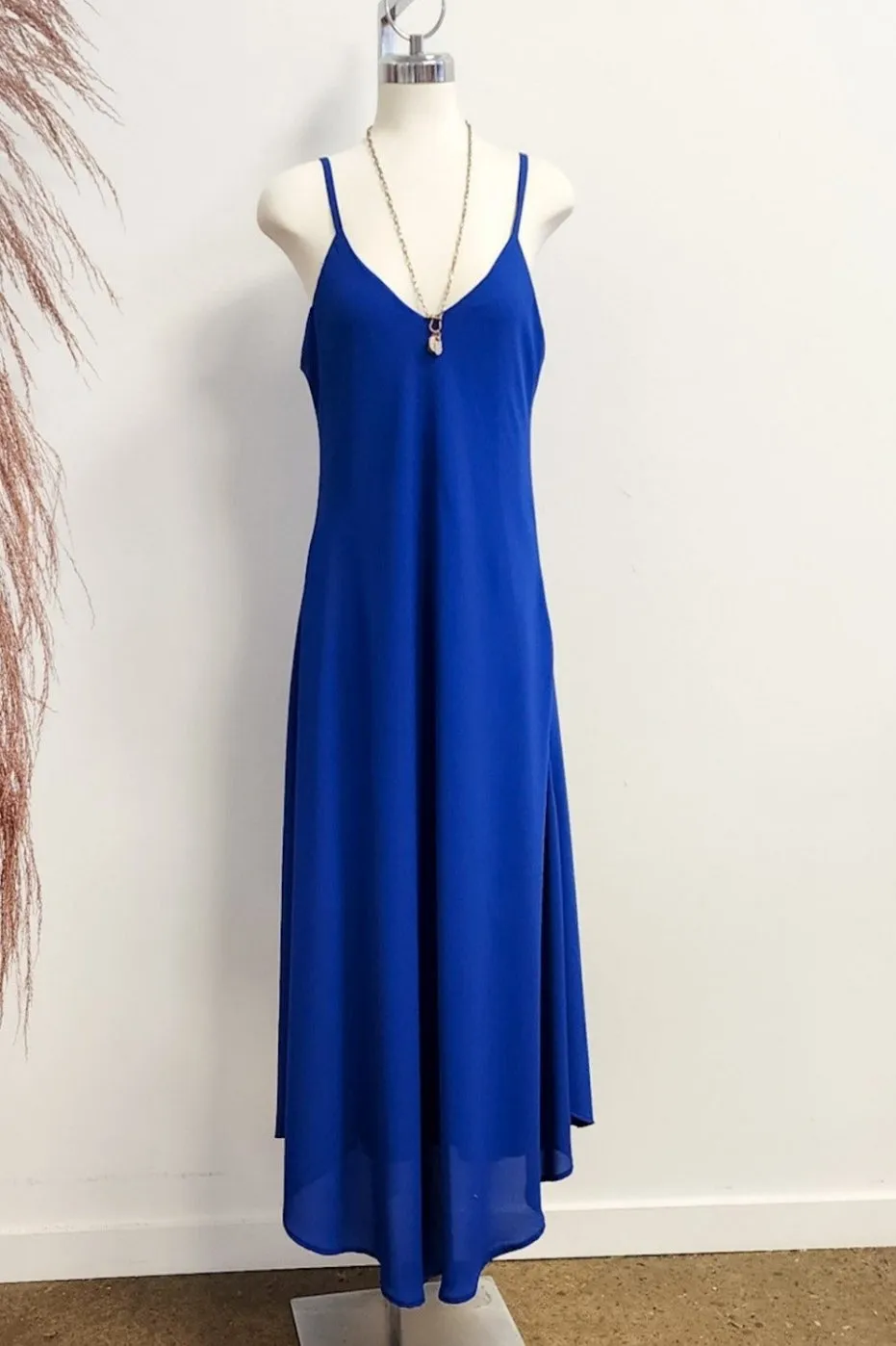 Crepe Slip Dress