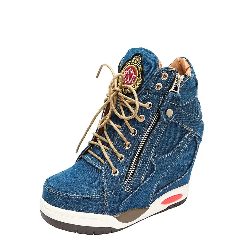 Don't Have To Rush Wedges Sneakers