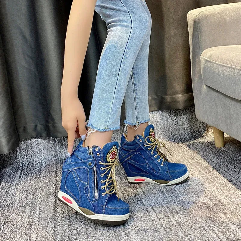 Don't Have To Rush Wedges Sneakers