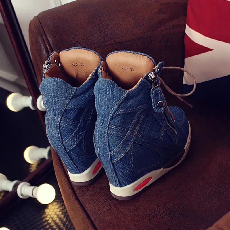 Don't Have To Rush Wedges Sneakers