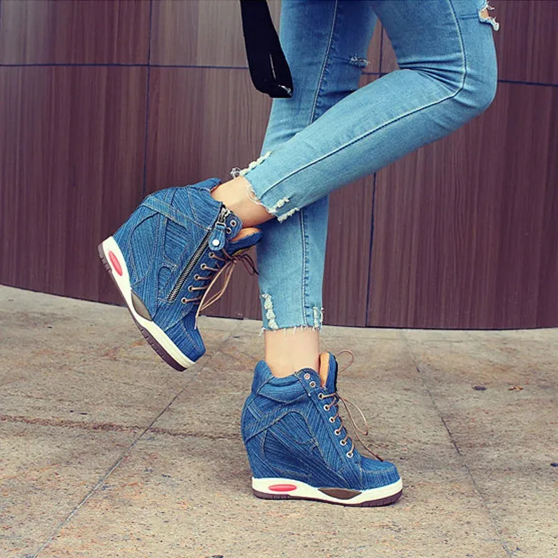 Don't Have To Rush Wedges Sneakers