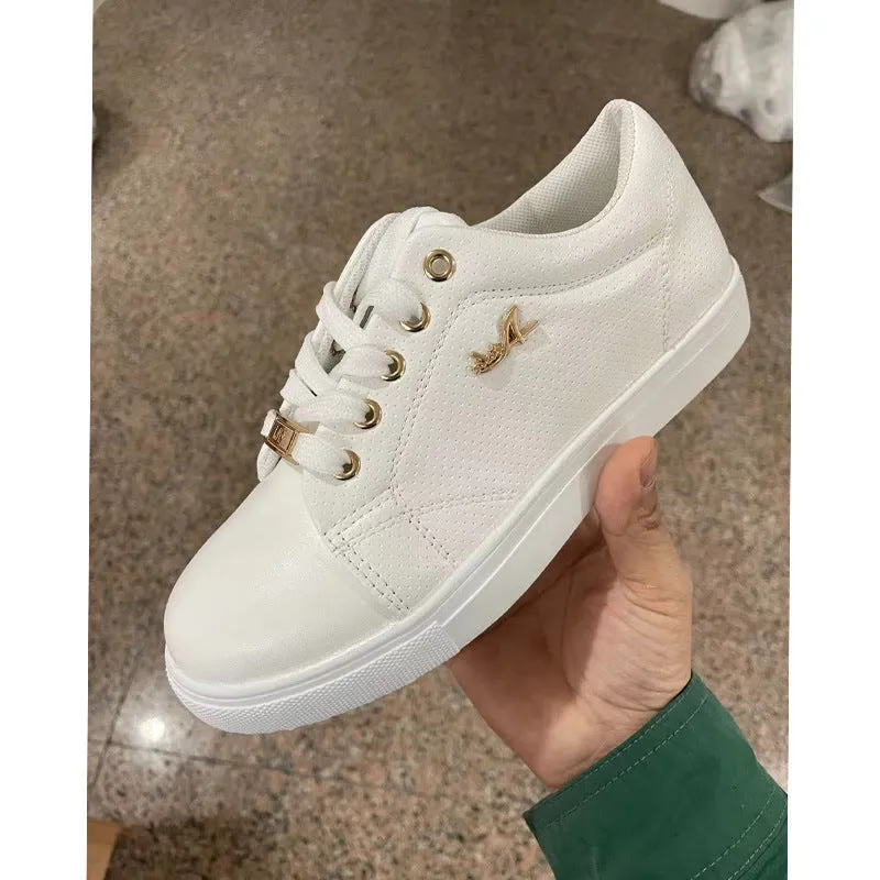 Emma  Atmungsaktive Damenflache Sneakers mit Schnrung