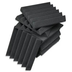 Green Gizmo 2" Acoustic Wedge Panel Charcoal (24 Pack)