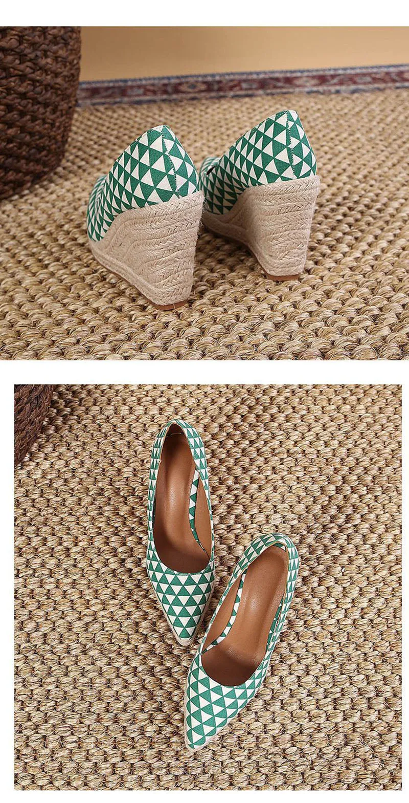 Hnzxzm 2022 Fashion High Heels Women Party Shoes Brand Ladies Wedges Shoes Cloth Breathable Party Shoes Woman Wedge Heel 10cm A4495