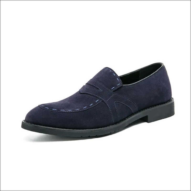 Men's Pointed Toe Casual Suede Moccasins for Everyday Style