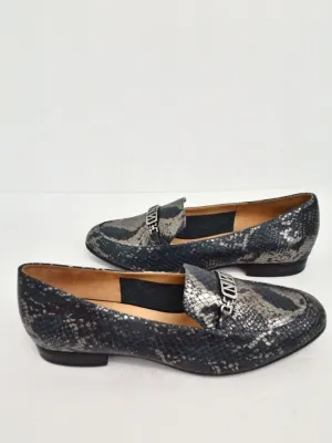 Naturalizer Women's Dark Green/Metallic Loafers Size 9.5