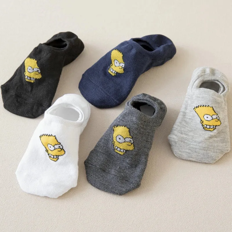 ROYALUCK 5 Pairs New Arrival Men  Low Cut Boat Sock No Show Socks