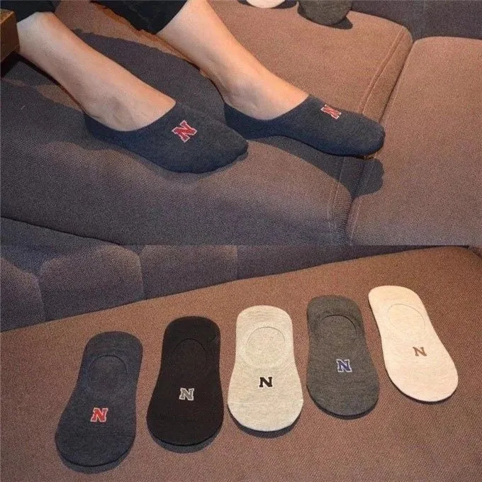 ROYALUCK 5 Pairs New Arrival Men  Low Cut Boat Sock No Show Socks