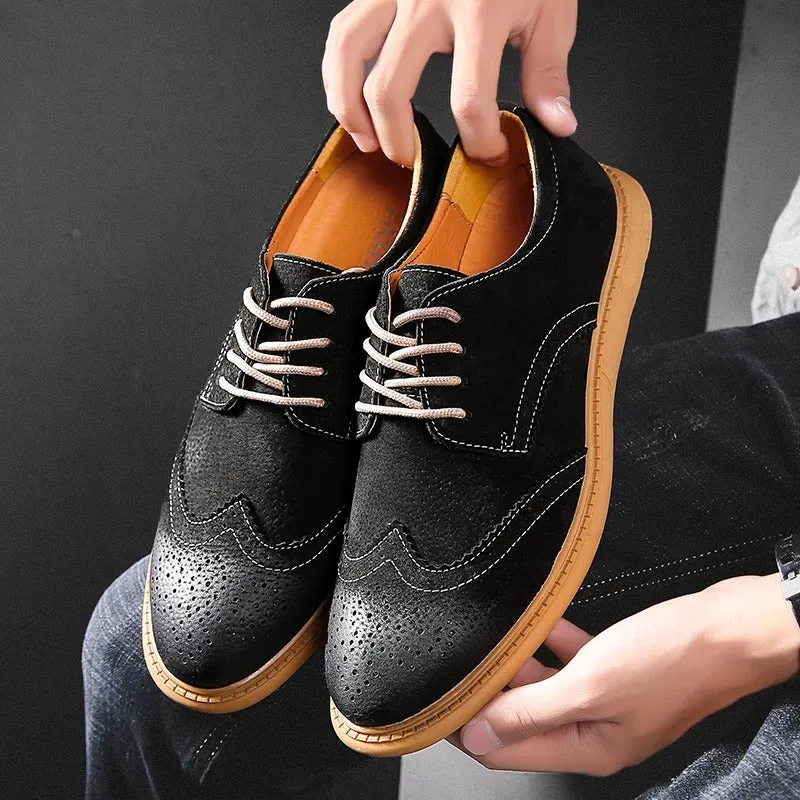 Russet Wingtip Oxfords