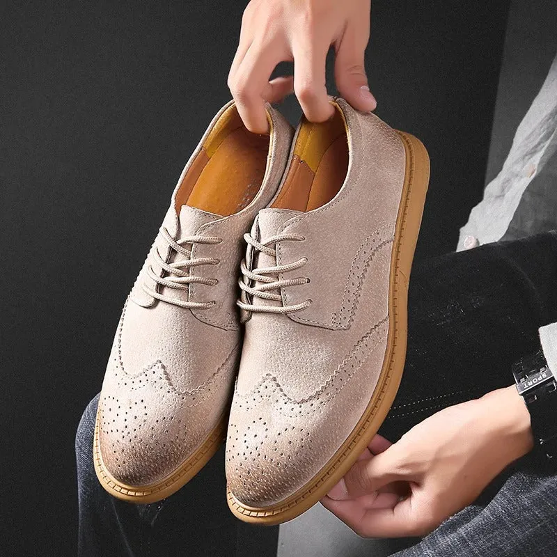 Russet Wingtip Oxfords