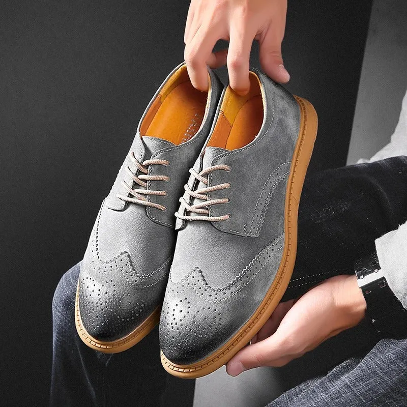Russet Wingtip Oxfords