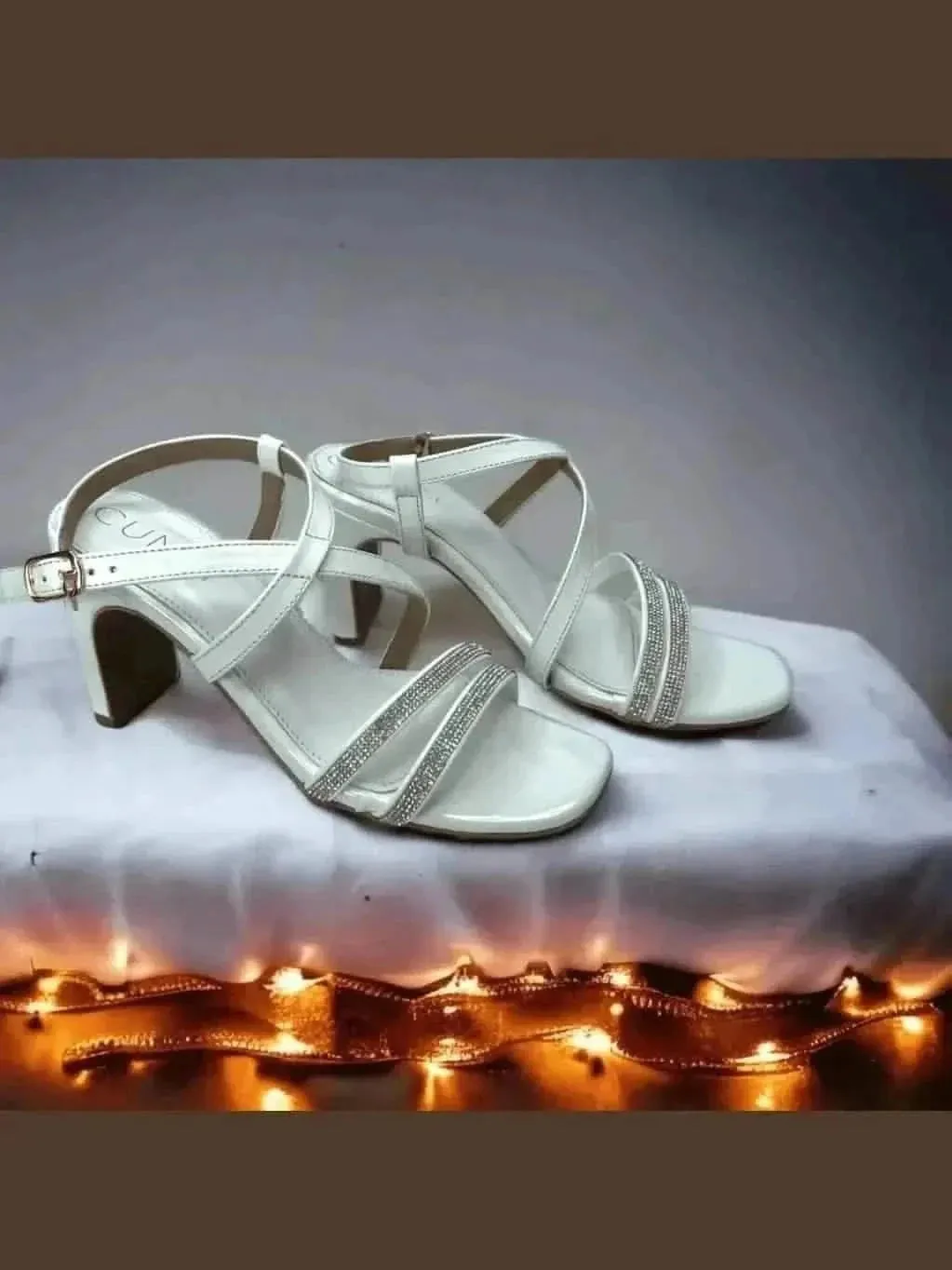 Solid White Heels