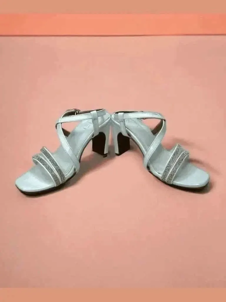 Solid White Heels