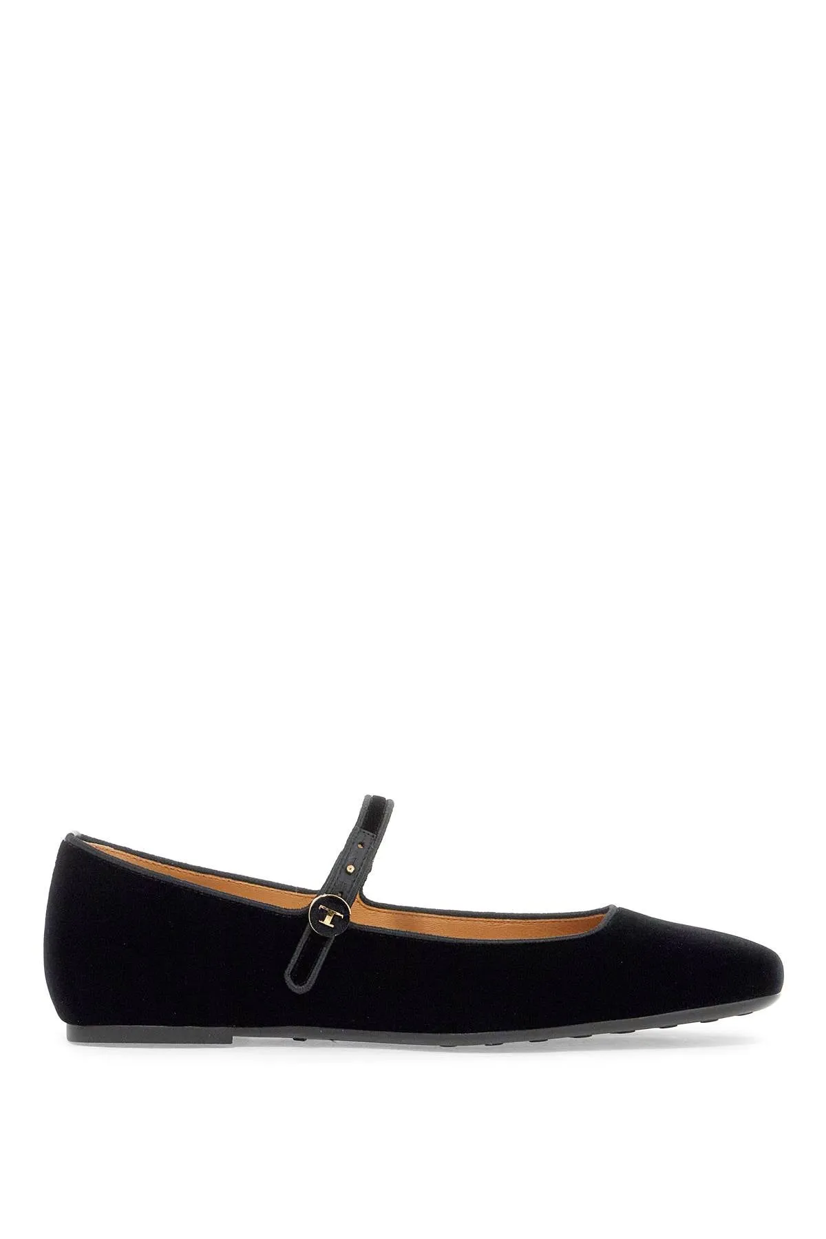 VELVET BALLET FLATS FOR