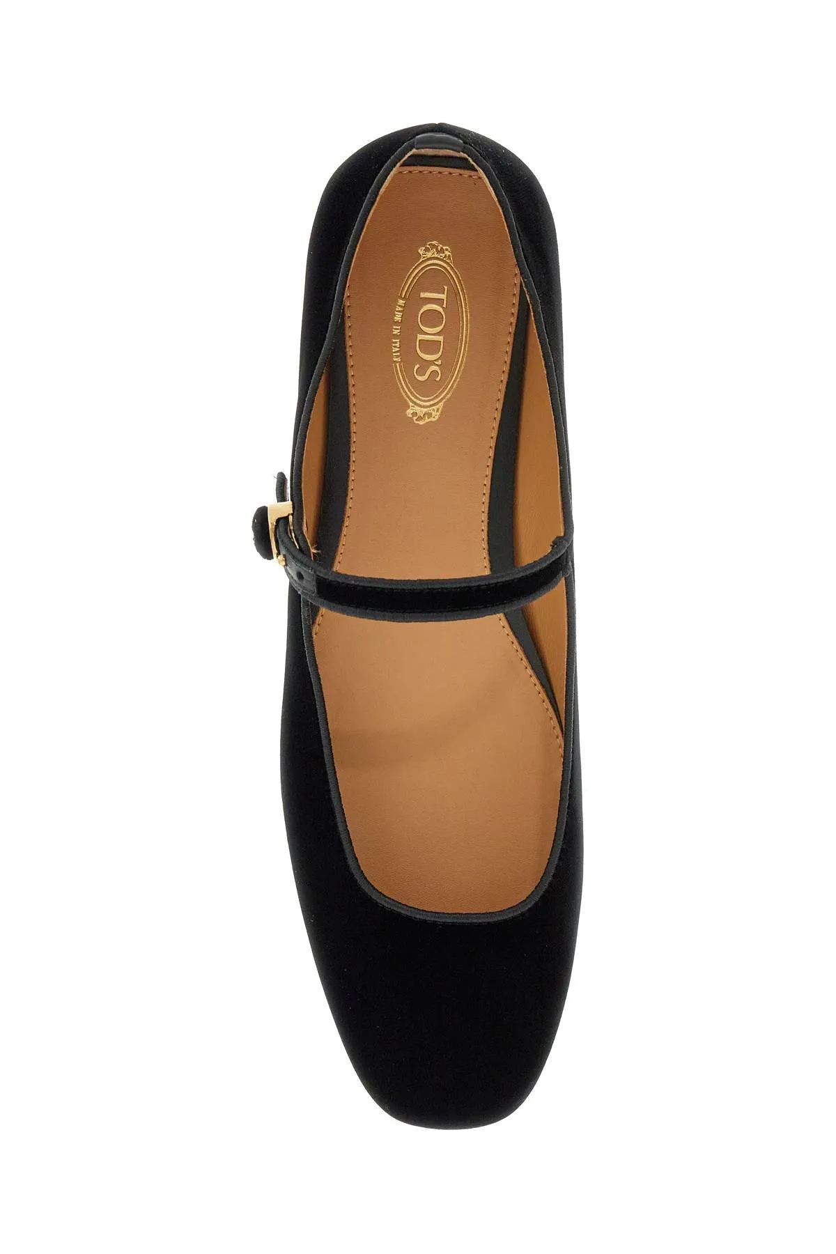 VELVET BALLET FLATS FOR